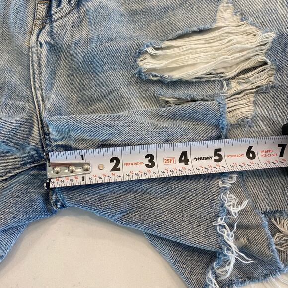 Pistola Devin High Rise Mom Cut Off Jean Shorts in Finesse Size‎ 27 - Picture 10 of 11